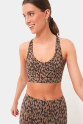 Cocoa Etched Animal Form Park Bra